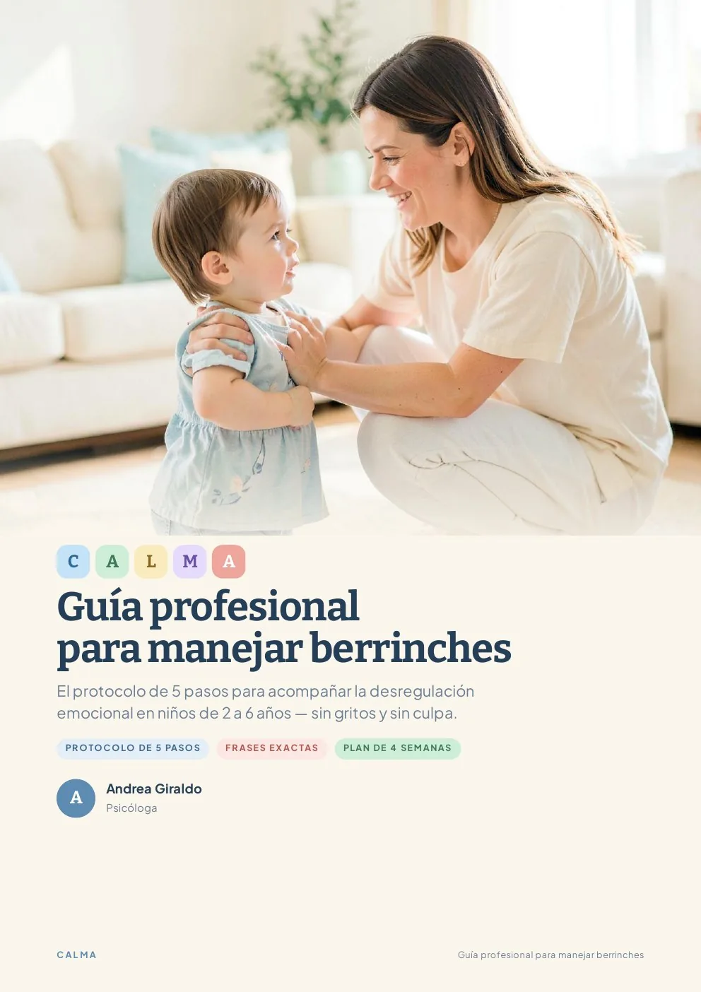 Portada de la Guía CALMA