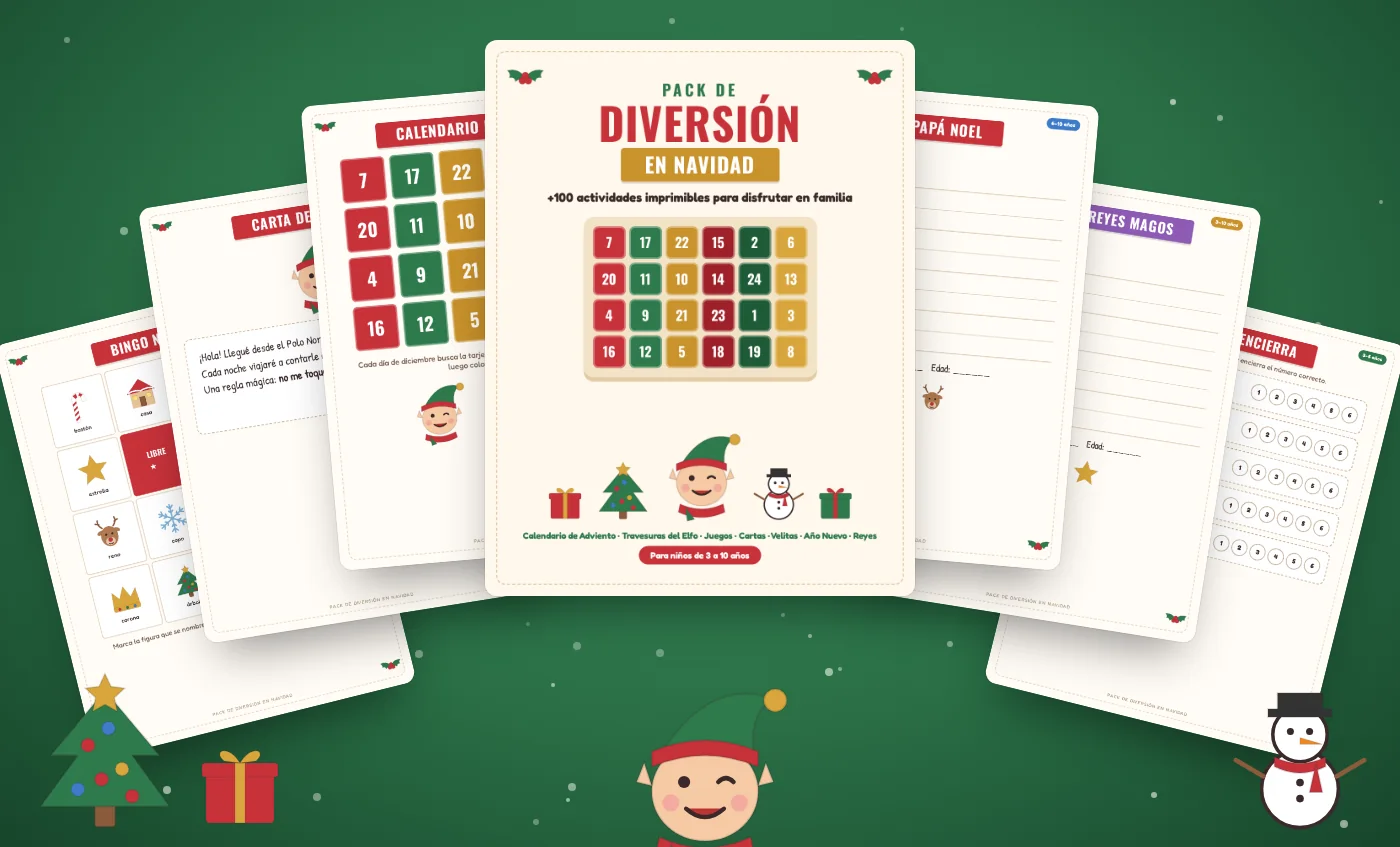 Todo lo que incluye el Pack de Diversión en Navidad