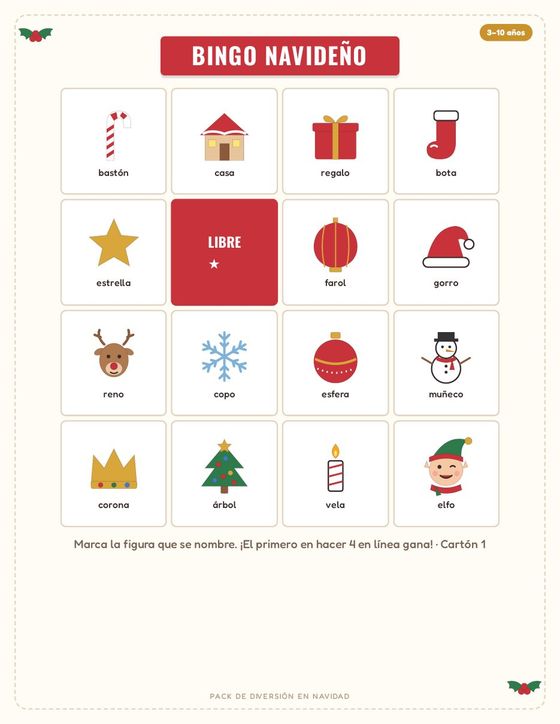 Bingo navideño