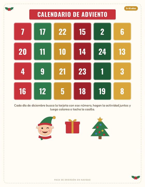 Calendario de Adviento