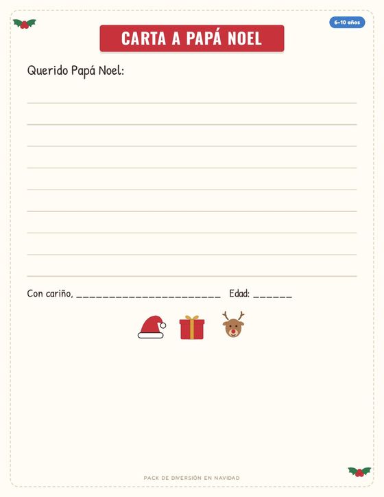 Carta a Papá Noel