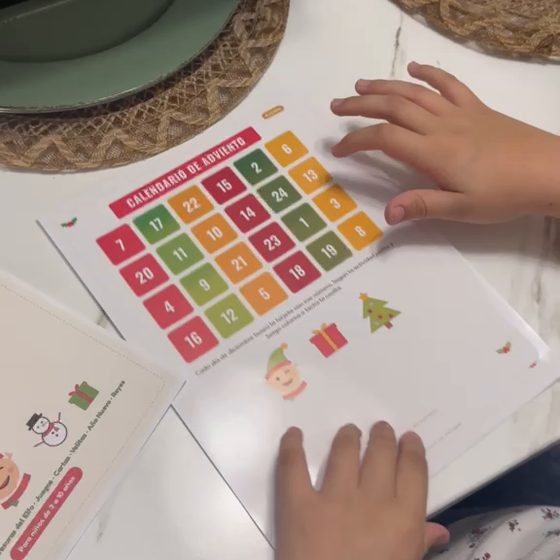 Su calendario de Adviento